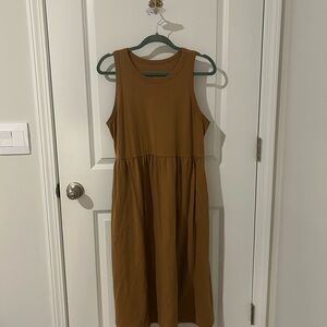 a new day Sleeveless Brown Dress